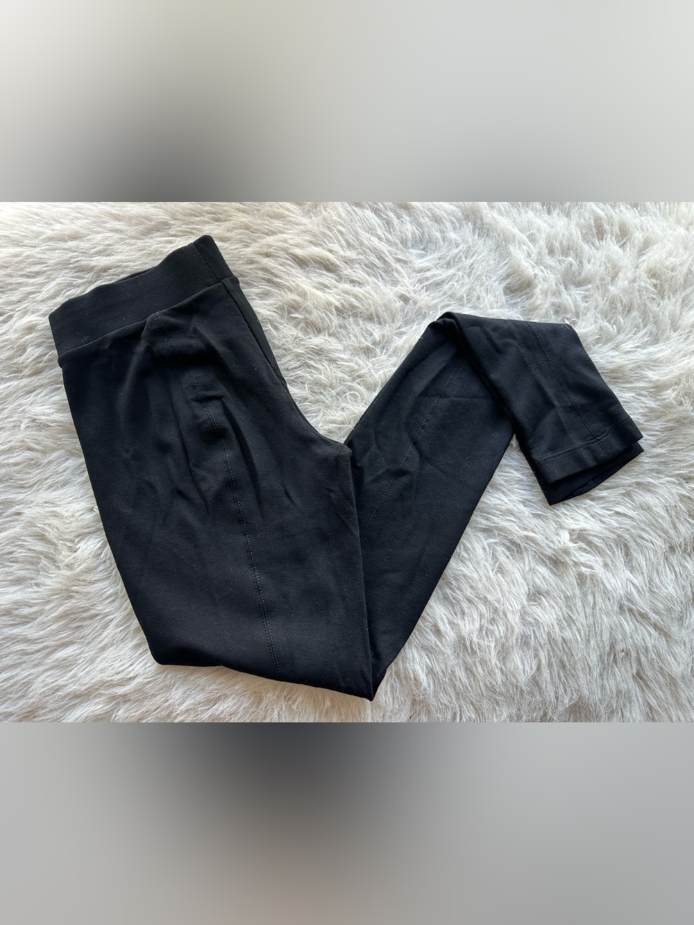 Vince women’s Black Stretch Leggings with center back stitch XS